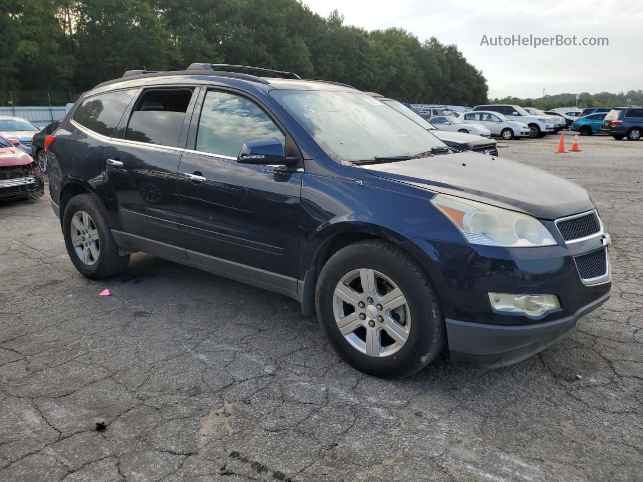 2012 Chevrolet Traverse Lt Синий vin: 1GNKRJED6CJ279055