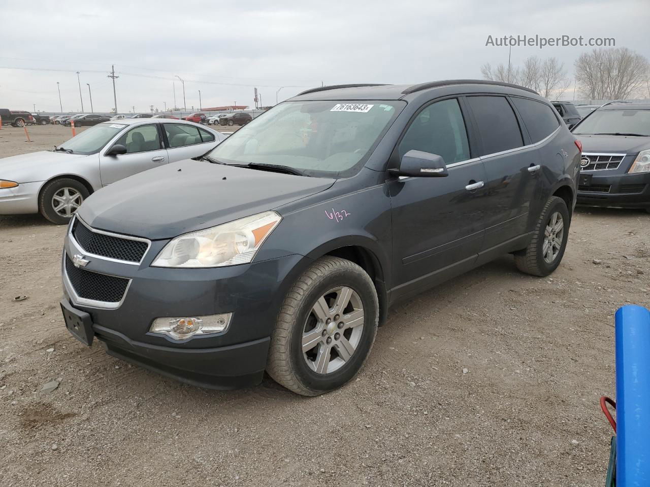 2011 Chevrolet Traverse Lt Gray vin: 1GNKRJED7BJ105025