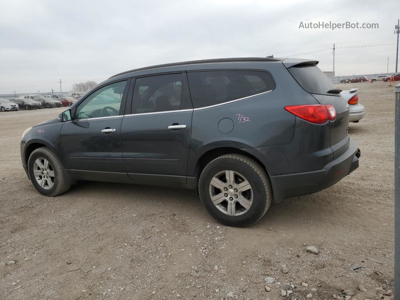 2011 Chevrolet Traverse Lt Gray vin: 1GNKRJED7BJ105025