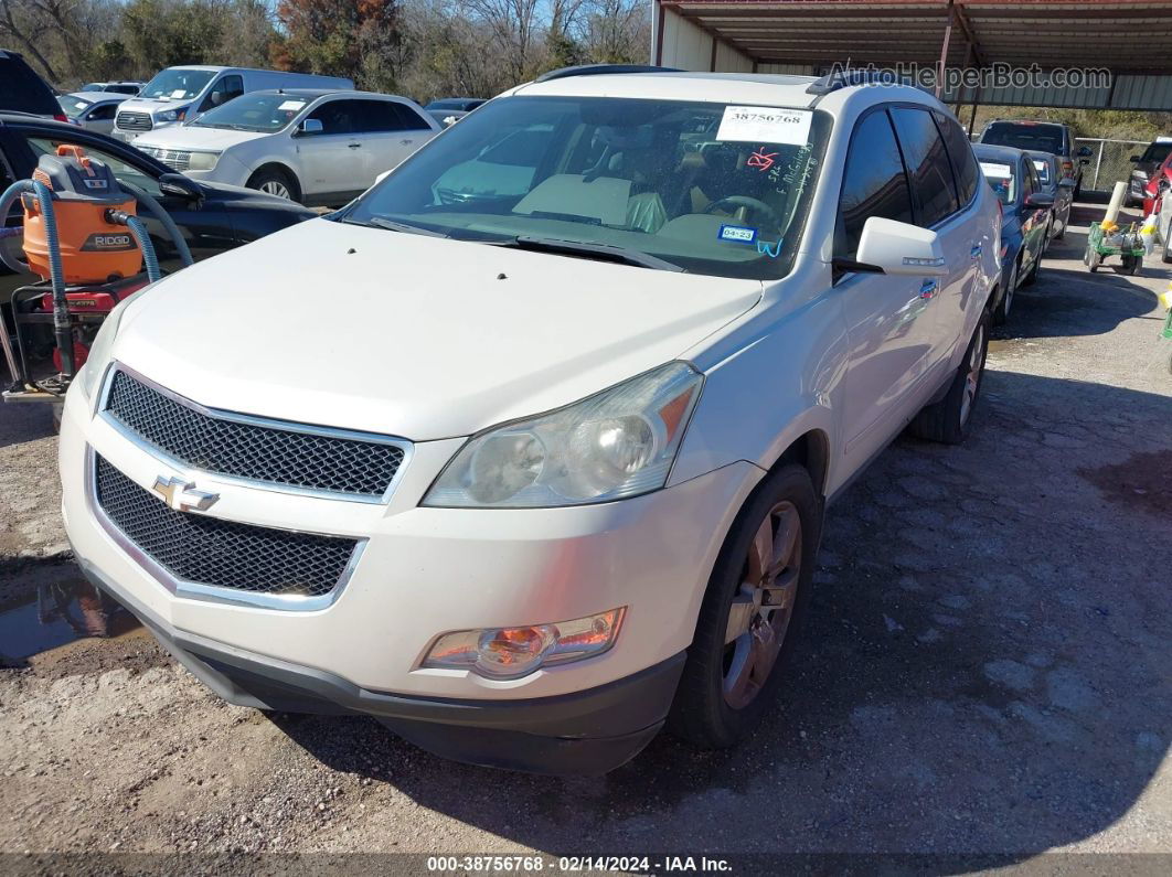 2011 Chevrolet Traverse 2lt White vin: 1GNKRJED7BJ172739