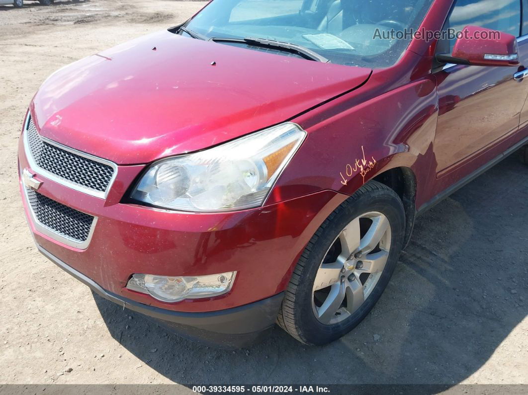 2011 Chevrolet Traverse 2lt Burgundy vin: 1GNKRJED7BJ356076