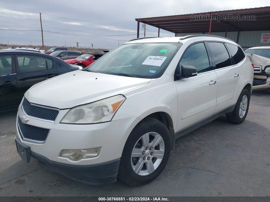 2011 Chevrolet Traverse 2lt White vin: 1GNKRJED7BJ366736