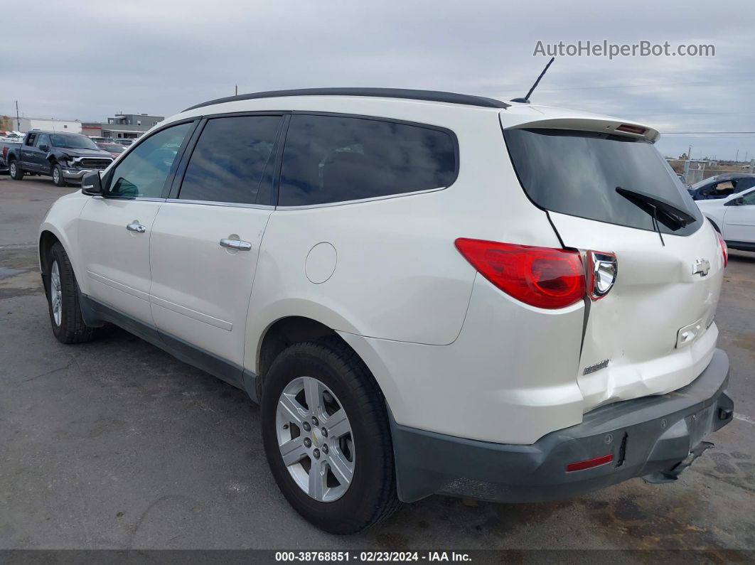 2011 Chevrolet Traverse 2lt White vin: 1GNKRJED7BJ366736