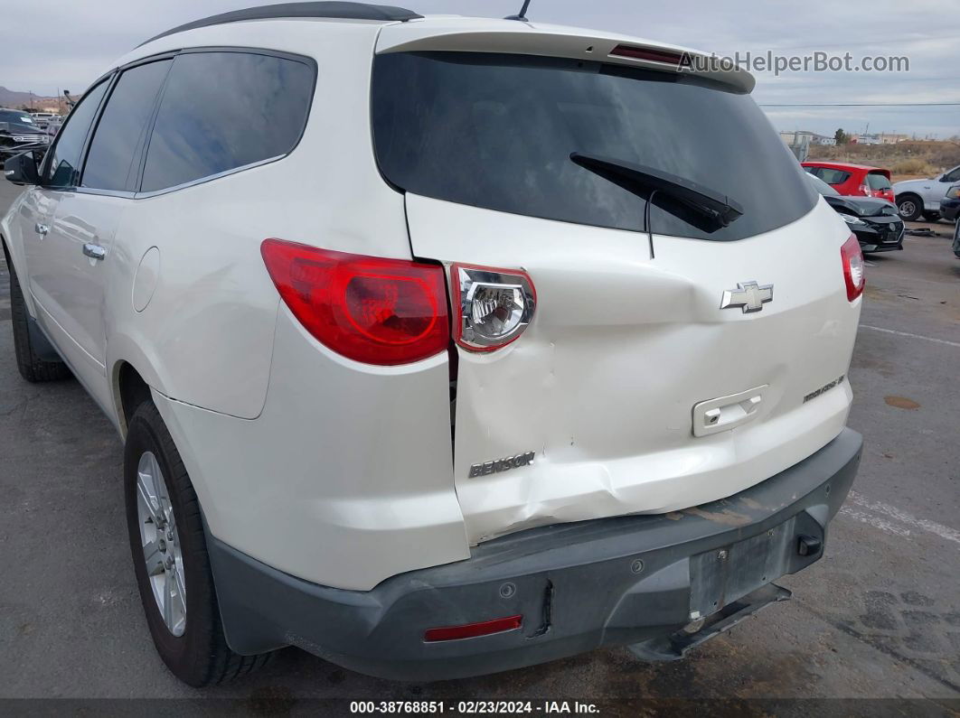 2011 Chevrolet Traverse 2lt White vin: 1GNKRJED7BJ366736