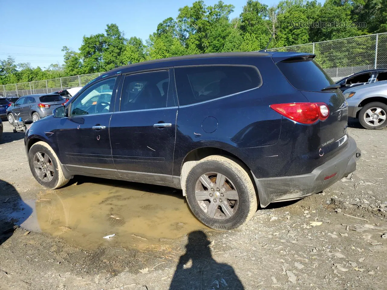 2012 Chevrolet Traverse Lt Blue vin: 1GNKRJED7CJ197237