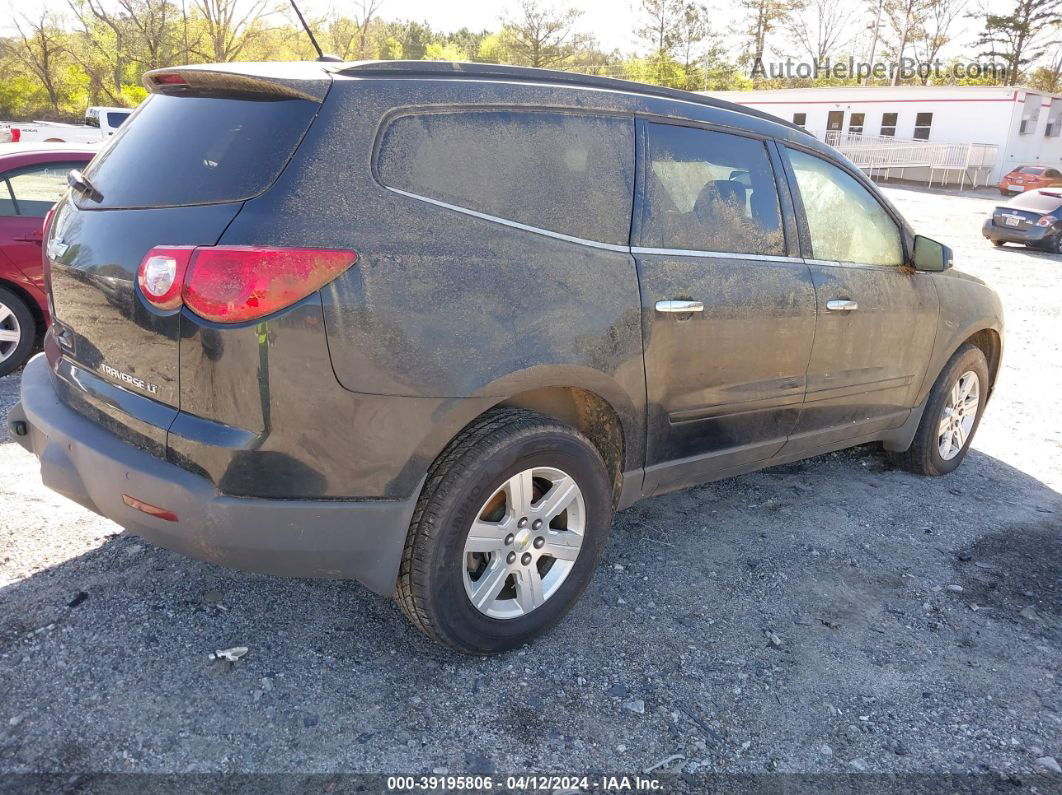 2012 Chevrolet Traverse 2lt Black vin: 1GNKRJED7CJ332636