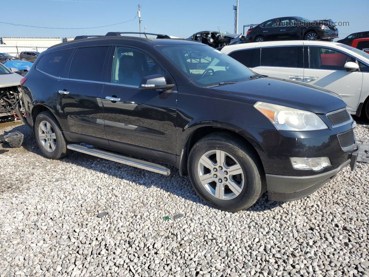 2012 Chevrolet Traverse Lt Black vin: 1GNKRJED8CJ221996