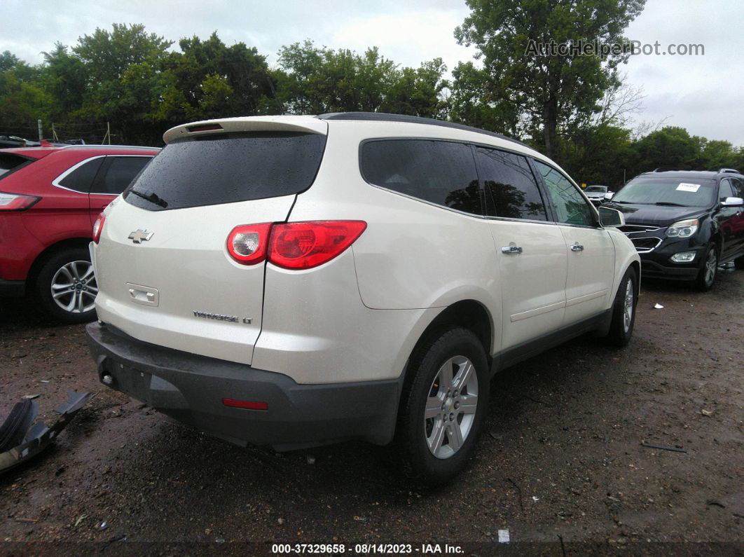 2012 Chevrolet Traverse Lt W/2lt White vin: 1GNKRJED8CJ398080