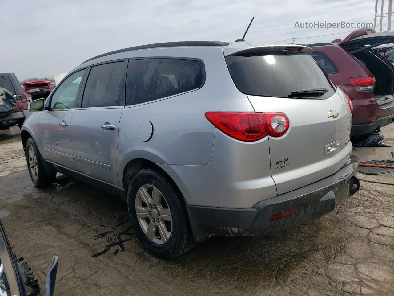 2012 Chevrolet Traverse Lt Silver vin: 1GNKRJED9CJ104041