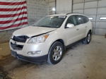 2012 Chevrolet Traverse Lt White vin: 1GNKRJED9CJ399478