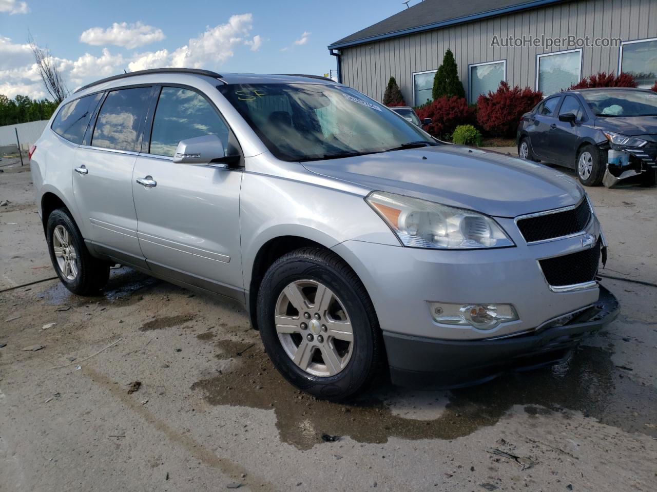 2012 Chevrolet Traverse Lt Silver vin: 1GNKRJED9CJ421107