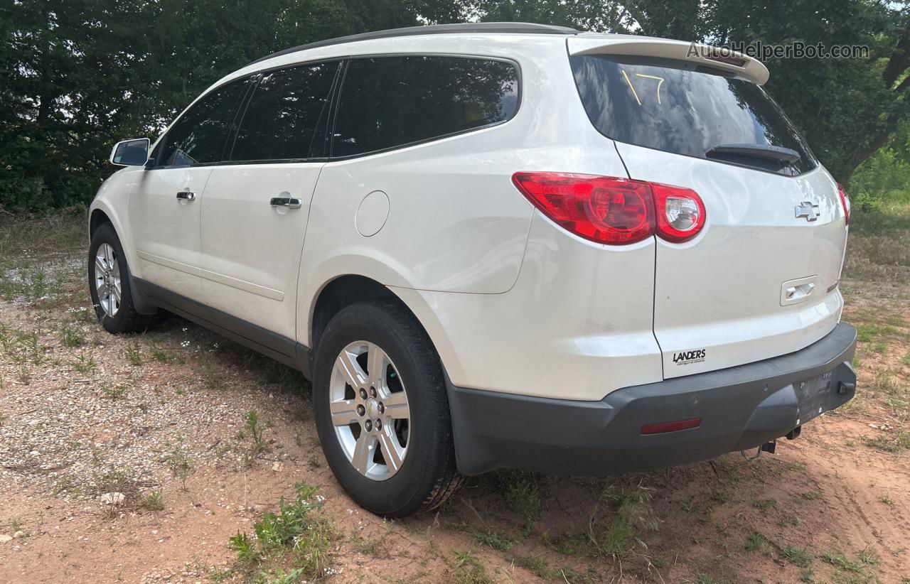 2011 Chevrolet Traverse Lt White vin: 1GNKRJEDXBJ325310