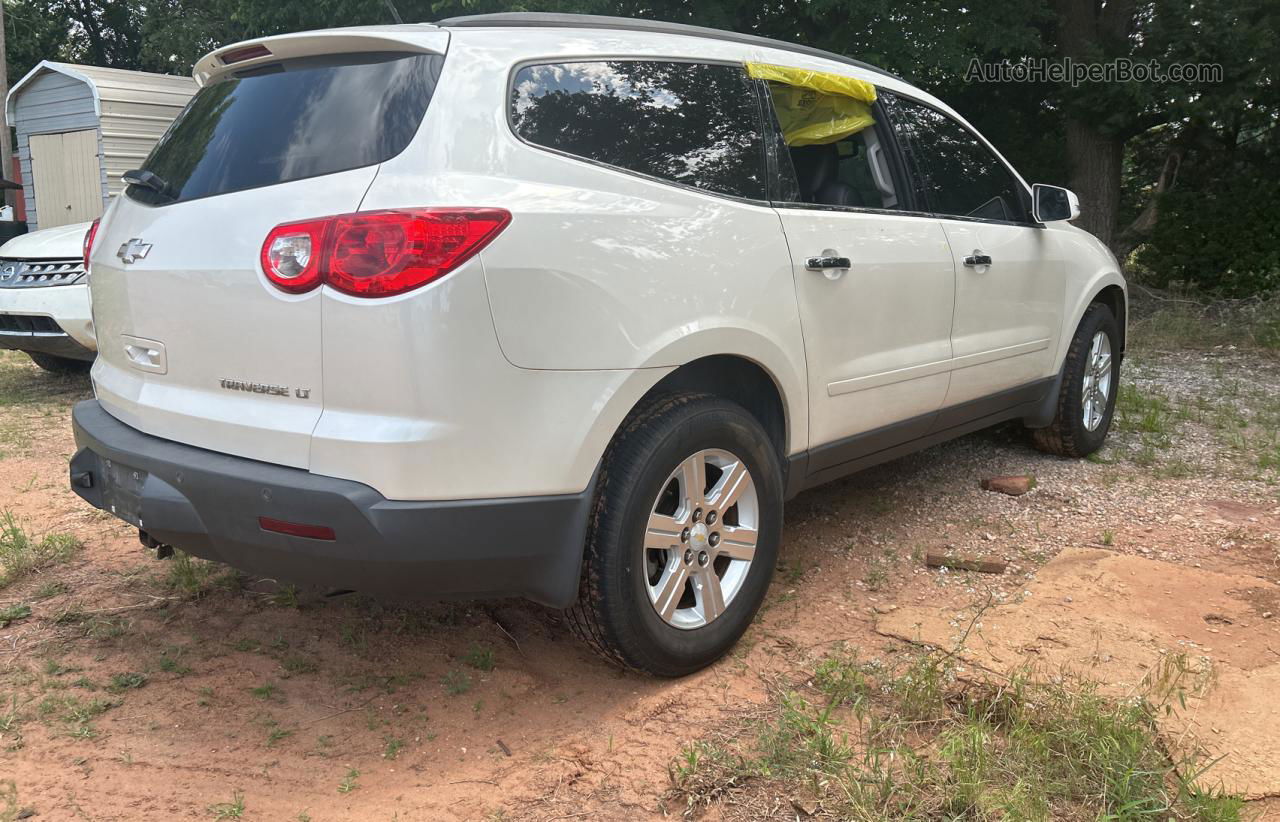 2011 Chevrolet Traverse Lt White vin: 1GNKRJEDXBJ325310