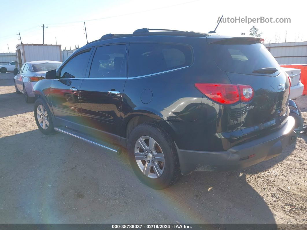 2012 Chevrolet Traverse 2lt Black vin: 1GNKRJEDXCJ343355