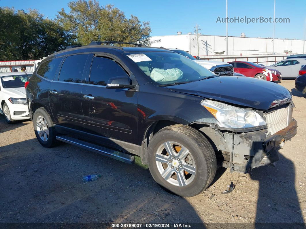 2012 Chevrolet Traverse 2lt Black vin: 1GNKRJEDXCJ343355