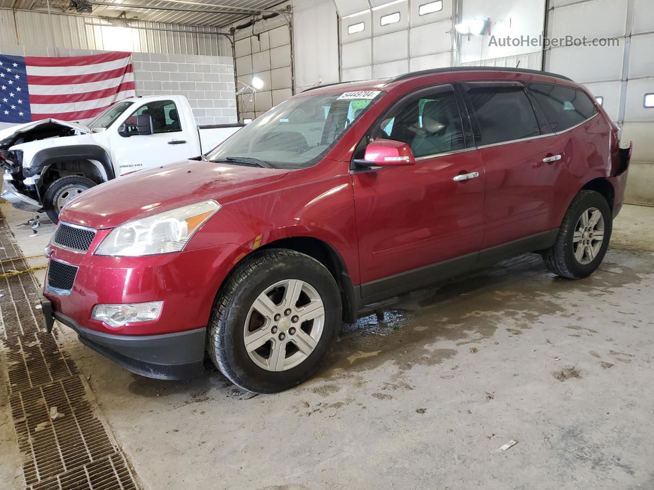 2012 Chevrolet Traverse Lt Red vin: 1GNKRJEDXCJ370880