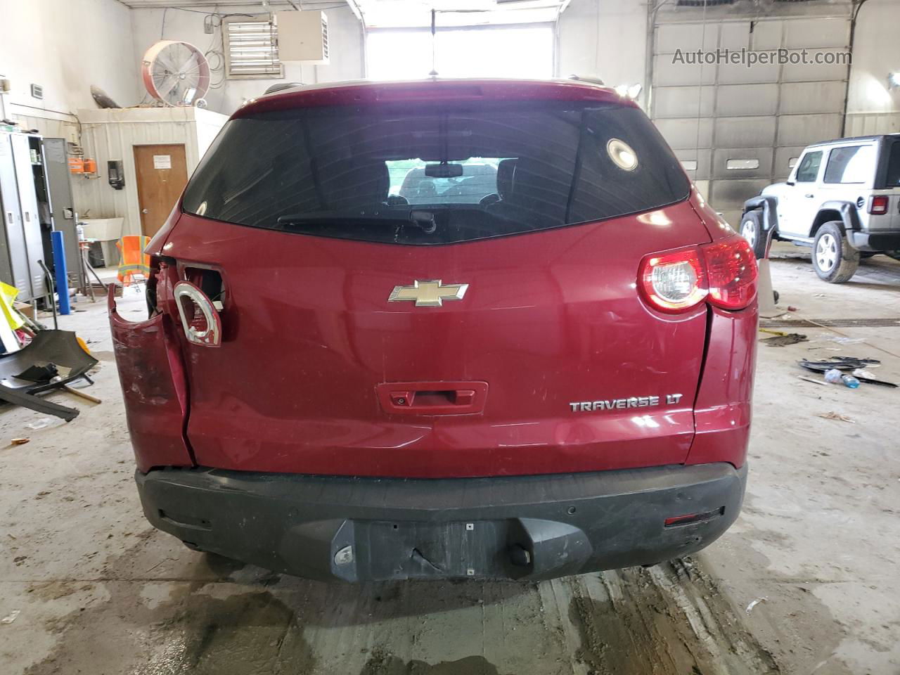 2012 Chevrolet Traverse Lt Red vin: 1GNKRJEDXCJ370880