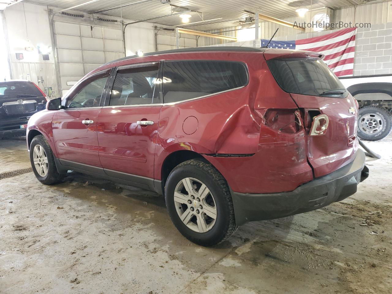 2012 Chevrolet Traverse Lt Red vin: 1GNKRJEDXCJ370880