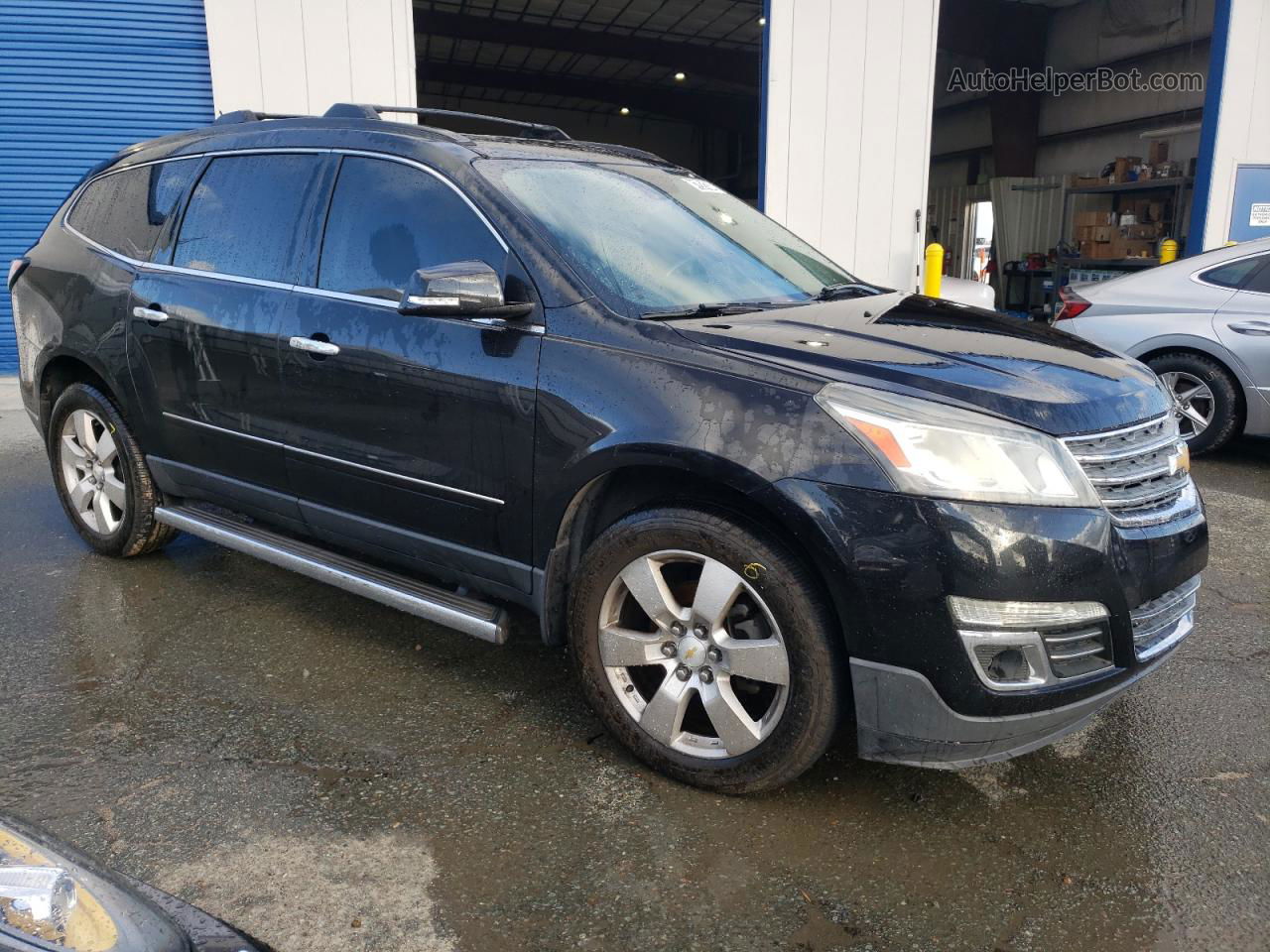 2014 Chevrolet Traverse Ltz Black vin: 1GNKRJKD5EJ108661