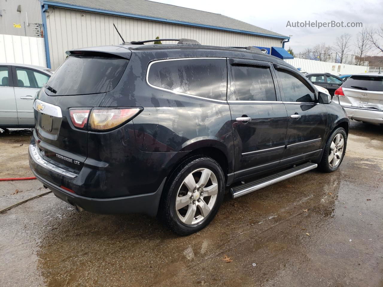 2014 Chevrolet Traverse Ltz Black vin: 1GNKRJKD5EJ230405