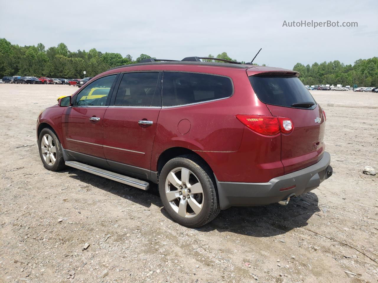 2011 Chevrolet Traverse Ltz Red vin: 1GNKRLED0BJ106626