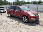 2011 Chevrolet Traverse Ltz Red vin: 1GNKRLED0BJ106626