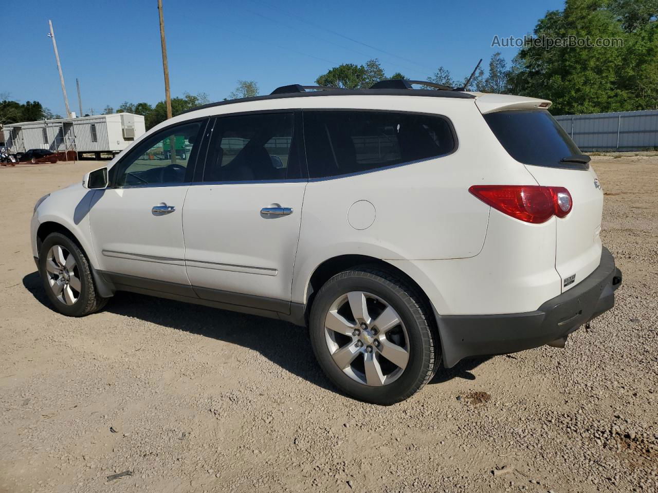 2012 Chevrolet Traverse Ltz Белый vin: 1GNKRLED0CJ297630