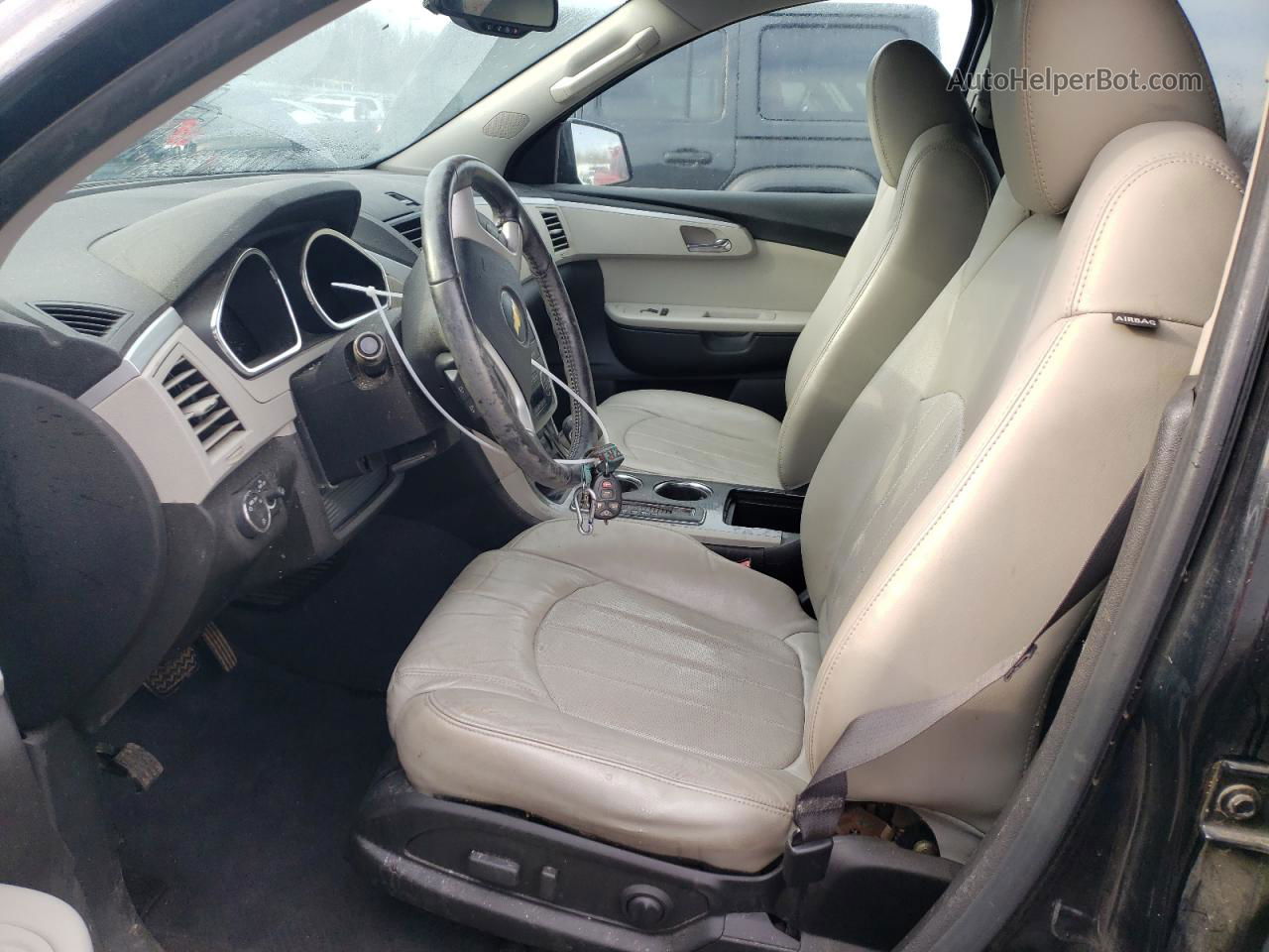 2012 Chevrolet Traverse Ltz Черный vin: 1GNKRLED1CJ404796