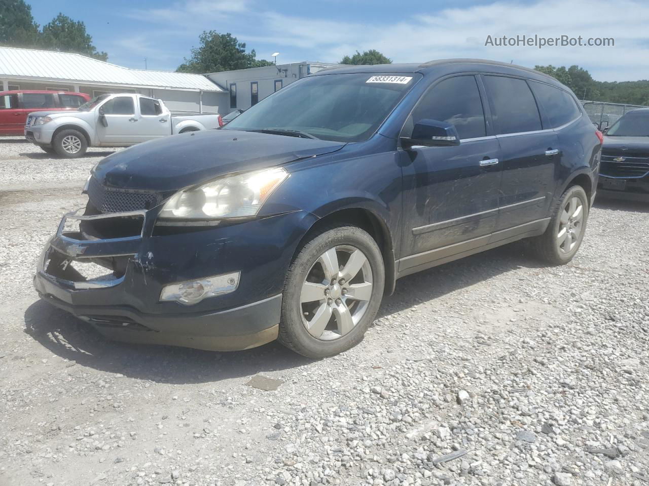 2011 Chevrolet Traverse Ltz Blue vin: 1GNKRLED2BJ291942