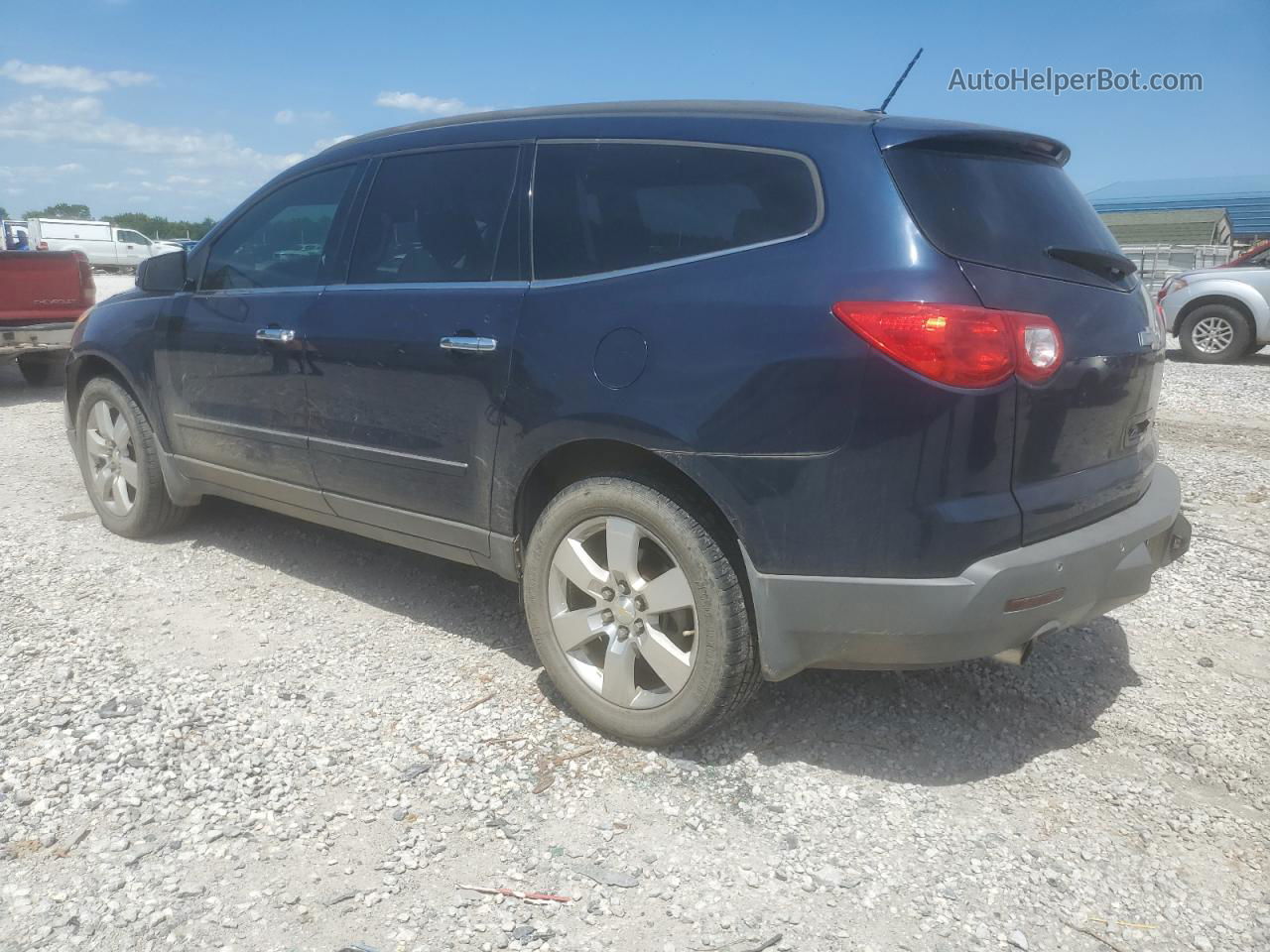 2011 Chevrolet Traverse Ltz Blue vin: 1GNKRLED2BJ291942