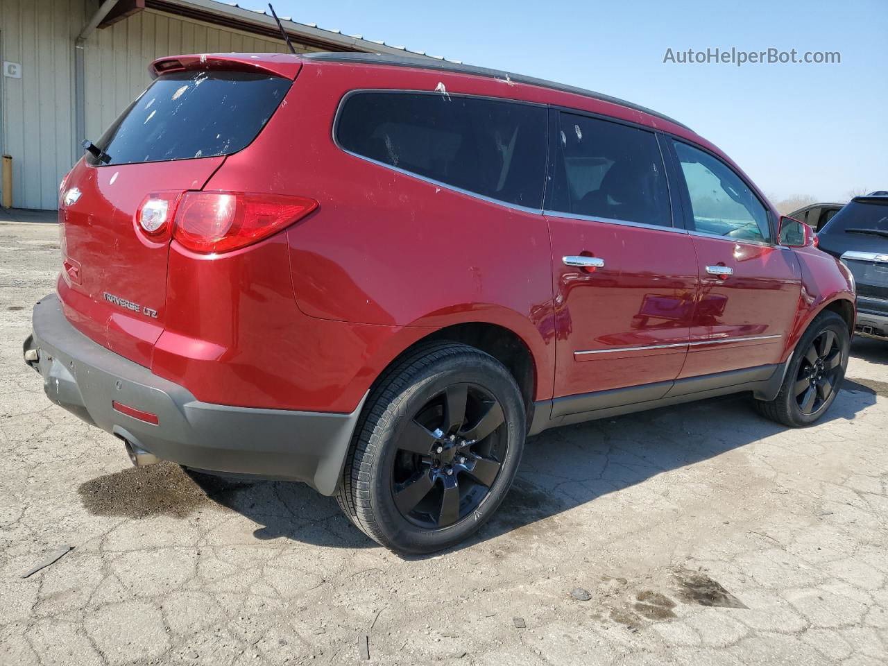 2012 Chevrolet Traverse Ltz Красный vin: 1GNKRLED2CJ418710