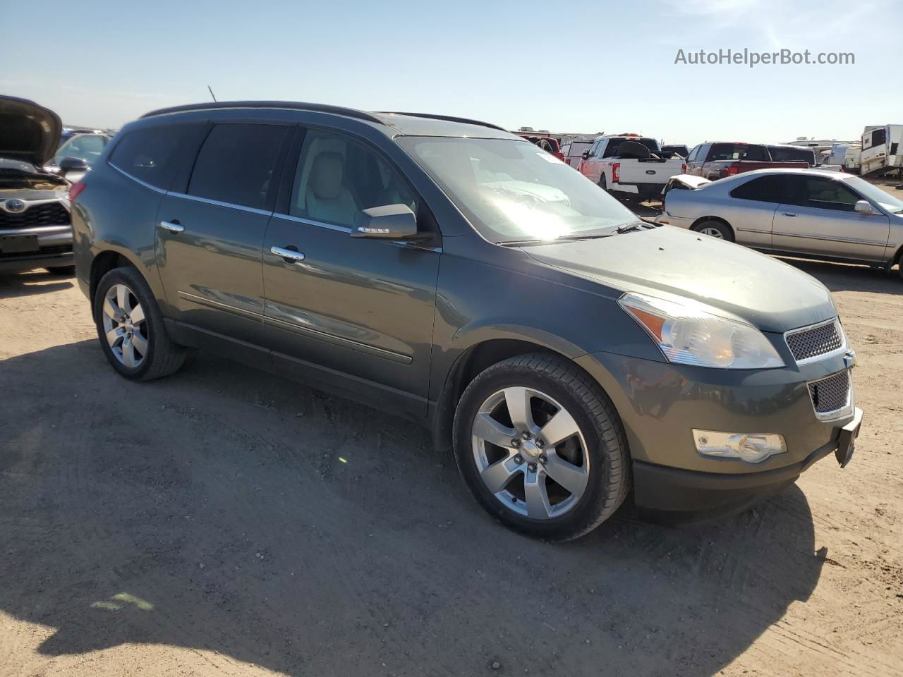 2011 Chevrolet Traverse Ltz Gray vin: 1GNKRLED5BJ263763