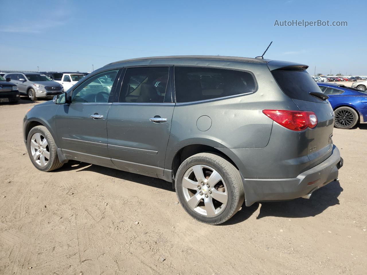 2011 Chevrolet Traverse Ltz Gray vin: 1GNKRLED5BJ263763