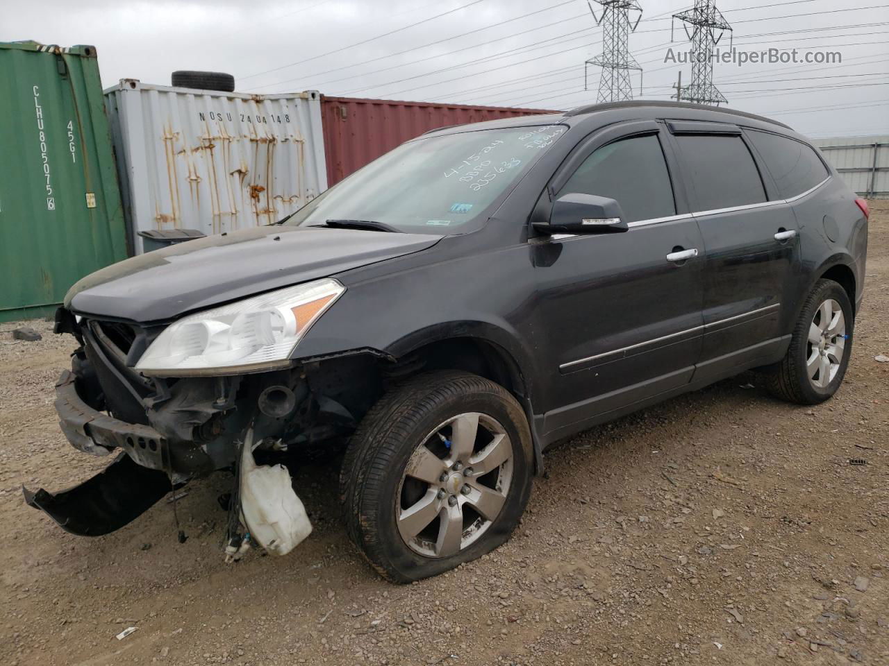 2011 Chevrolet Traverse Ltz Угольный vin: 1GNKRLED6BJ235633