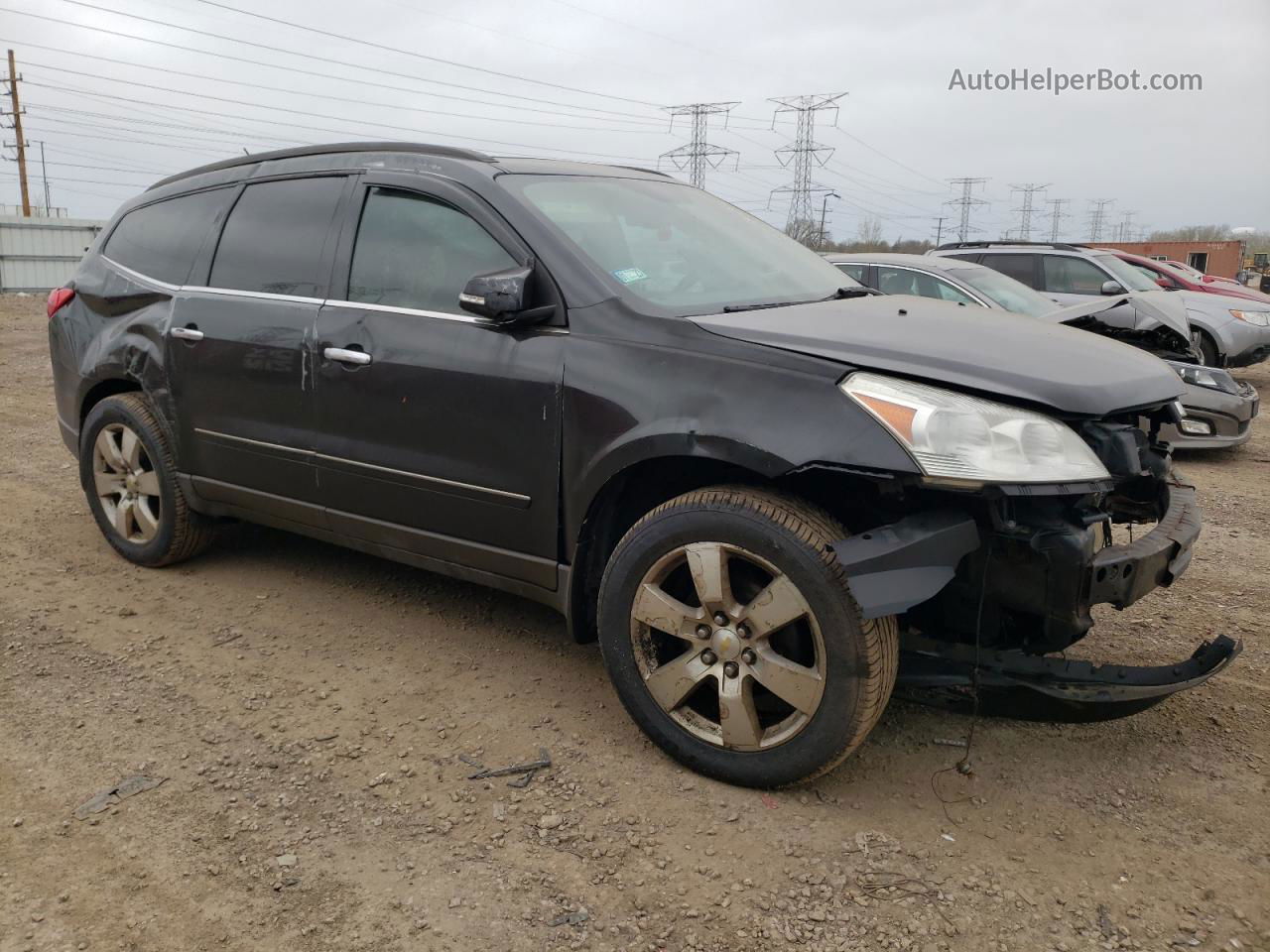 2011 Chevrolet Traverse Ltz Charcoal vin: 1GNKRLED6BJ235633