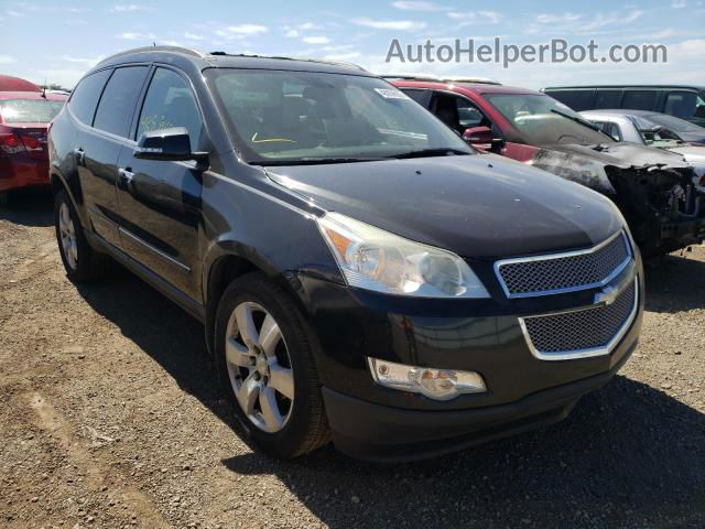 2011 Chevrolet Traverse Ltz Black vin: 1GNKRLED7BJ333571