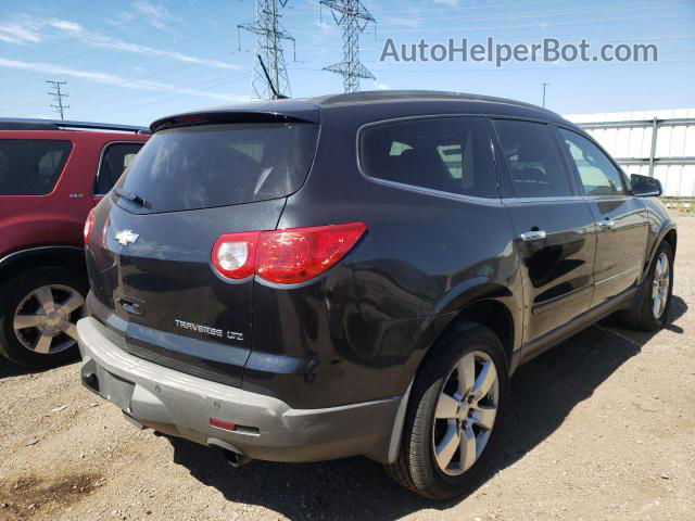 2011 Chevrolet Traverse Ltz Black vin: 1GNKRLED7BJ333571