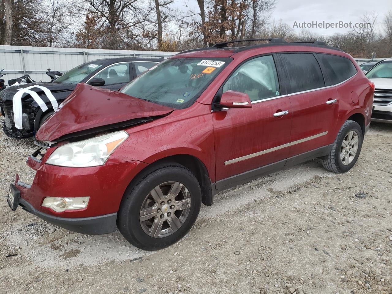 2012 Chevrolet Traverse Ltz Красный vin: 1GNKRLED7CJ114305