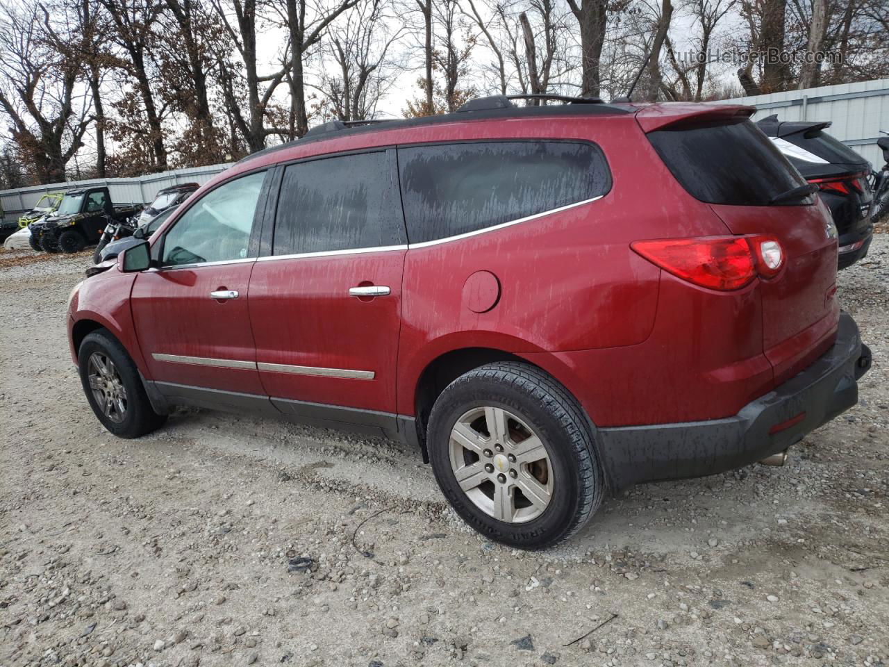 2012 Chevrolet Traverse Ltz Красный vin: 1GNKRLED7CJ114305