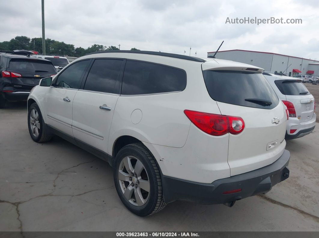 2012 Chevrolet Traverse Ltz White vin: 1GNKRLED7CJ176142