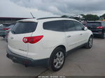 2012 Chevrolet Traverse Ltz White vin: 1GNKRLED7CJ176142