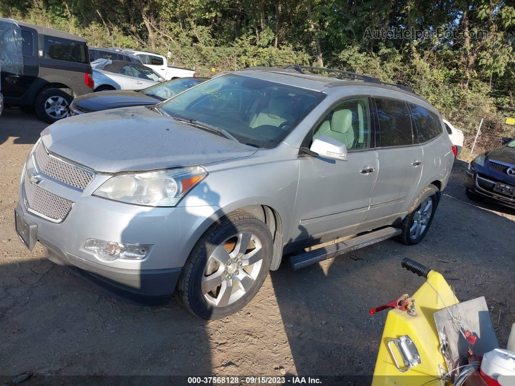 2011 Chevrolet Traverse Ltz Silver vin: 1GNKRLED8BJ169649