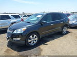 2012 Chevrolet Traverse Ltz Black vin: 1GNKRLED8CJ208466