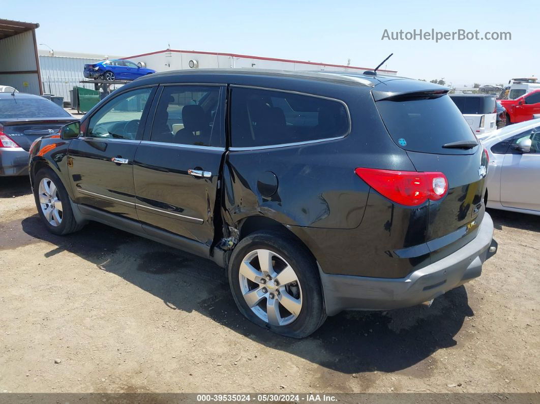 2012 Chevrolet Traverse Ltz Black vin: 1GNKRLED8CJ208466