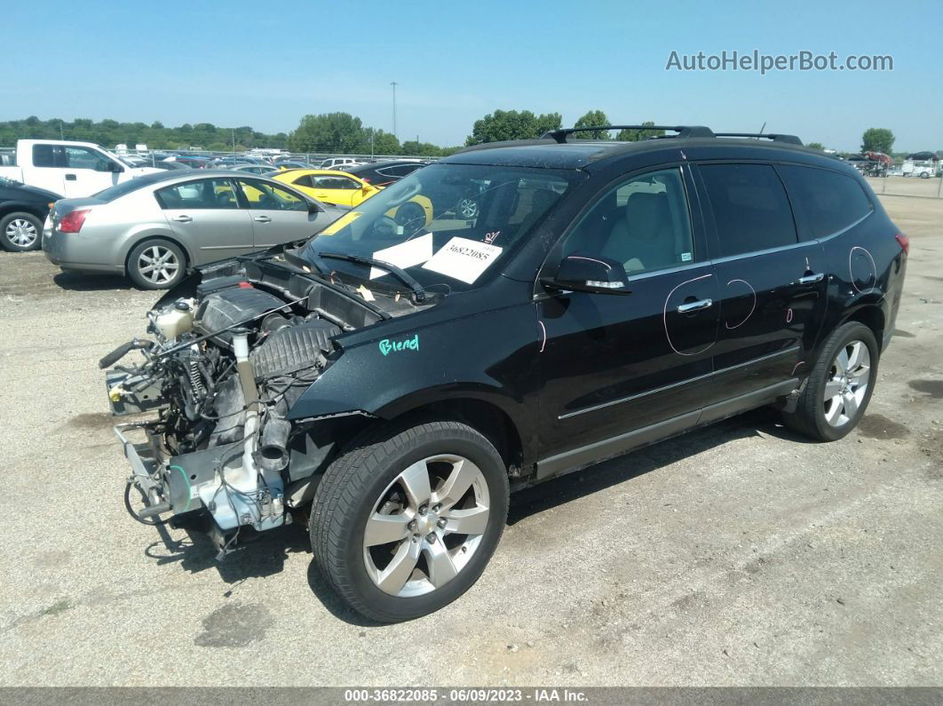 2012 Chevrolet Traverse Ltz Black vin: 1GNKRLED8CJ215269