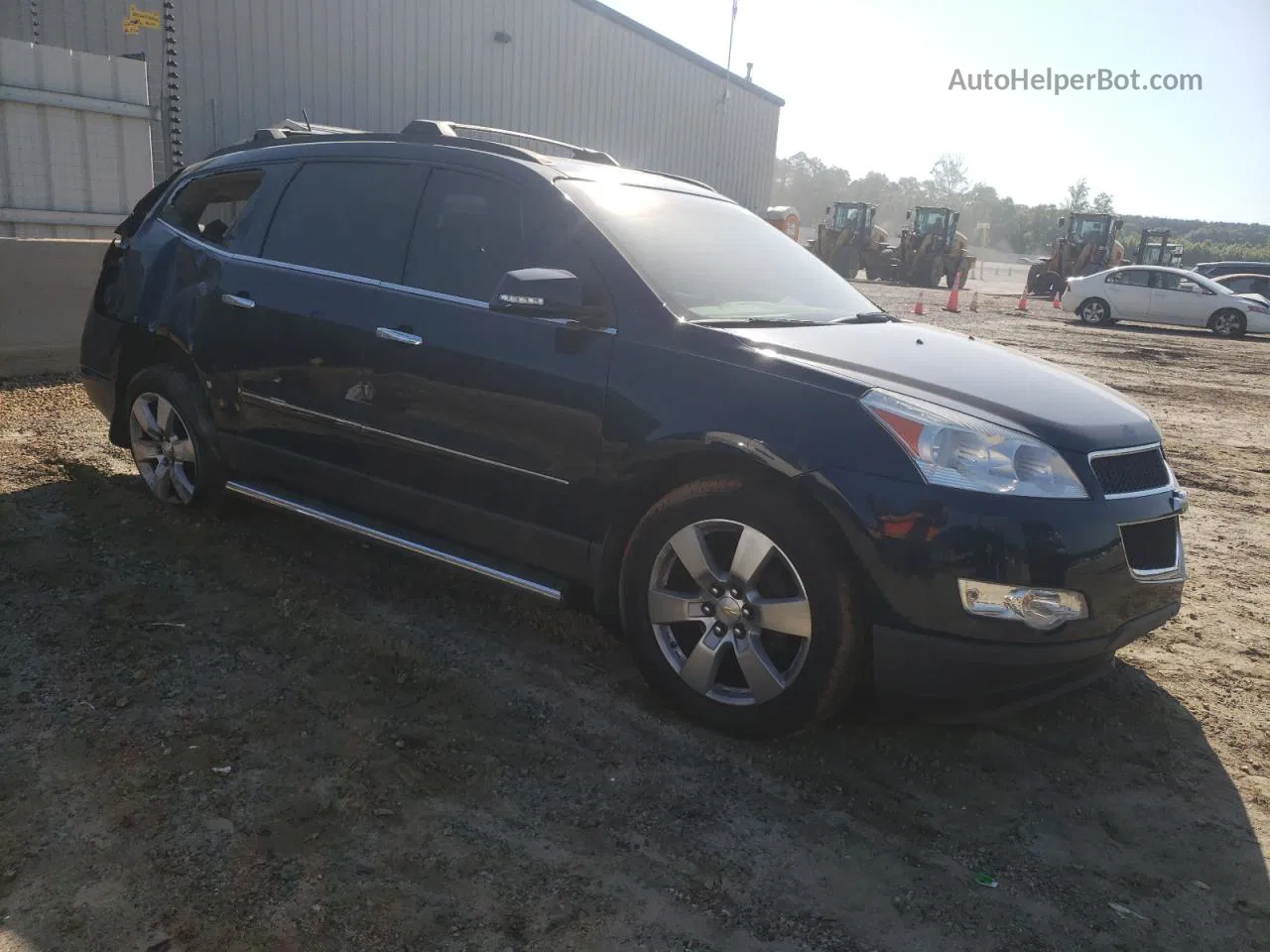 2012 Chevrolet Traverse Ltz Blue vin: 1GNKRLED9CJ307085