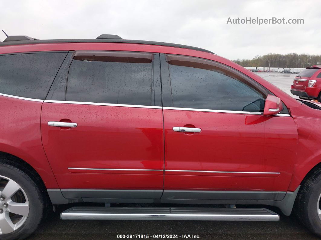 2012 Chevrolet Traverse Ltz Red vin: 1GNKRLEDXCJ421581