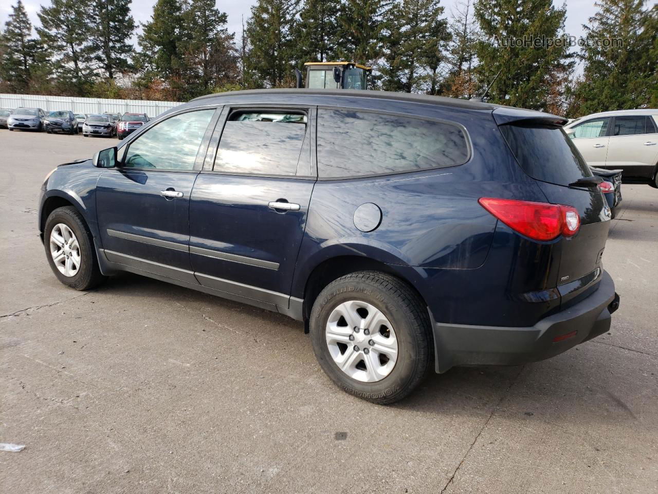 2011 Chevrolet Traverse Ls Blue vin: 1GNKVEED0BJ196979