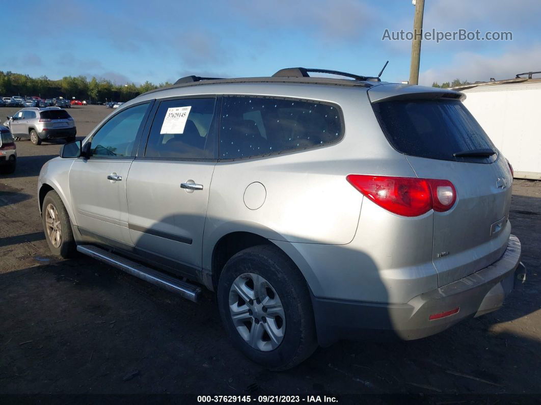 2012 Chevrolet Traverse Ls Silver vin: 1GNKVEED4CJ418702