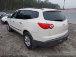 2011 Chevrolet Traverse Ls Белый vin: 1GNKVEED8BJ275221